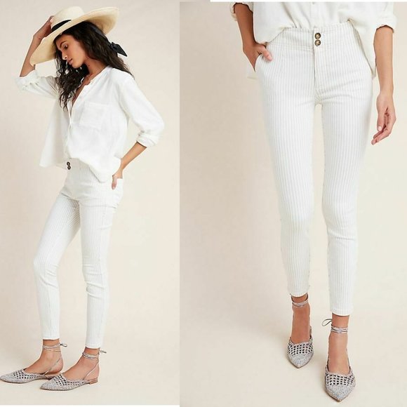 Pilcro and the Letterpress Denim - NEW Pilcro Ultra High-Rise Skinny Jeans